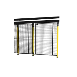 Liukuovi X-GUARD Sis. pylväät ja verkkoelementin, 2000x1400 mm