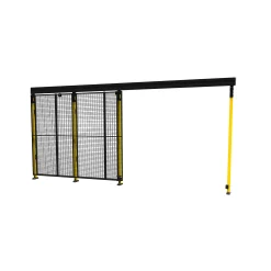 Liukuovi X-GUARD Sis. pylväät ja verkkoelementin, 2000x2200 mm