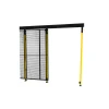 Liukuovi X-GUARD Sis. pylväät ja verkkoelementin, 2300x1400 mm
