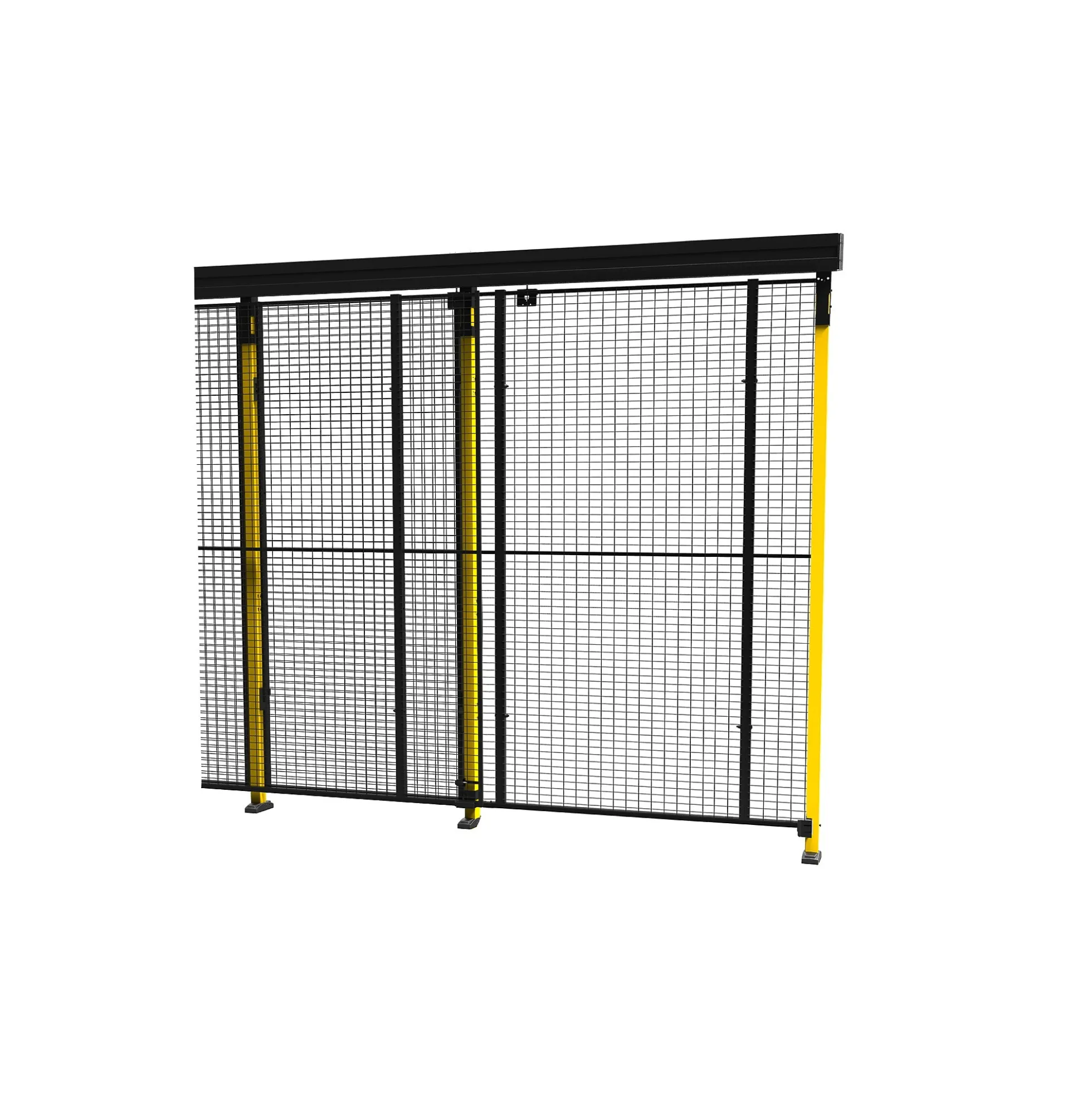 Liukuovi X-GUARD Sis. pylväät ja verkkoelementin, 2300x1400 mm