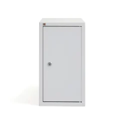 Lokerokaappi CUBE Valkoinen, valkoinen ovi, 450x250x400 mm
