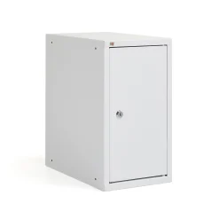 Lokerokaappi CUBE Valkoinen, valkoinen ovi, 450x250x400 mm