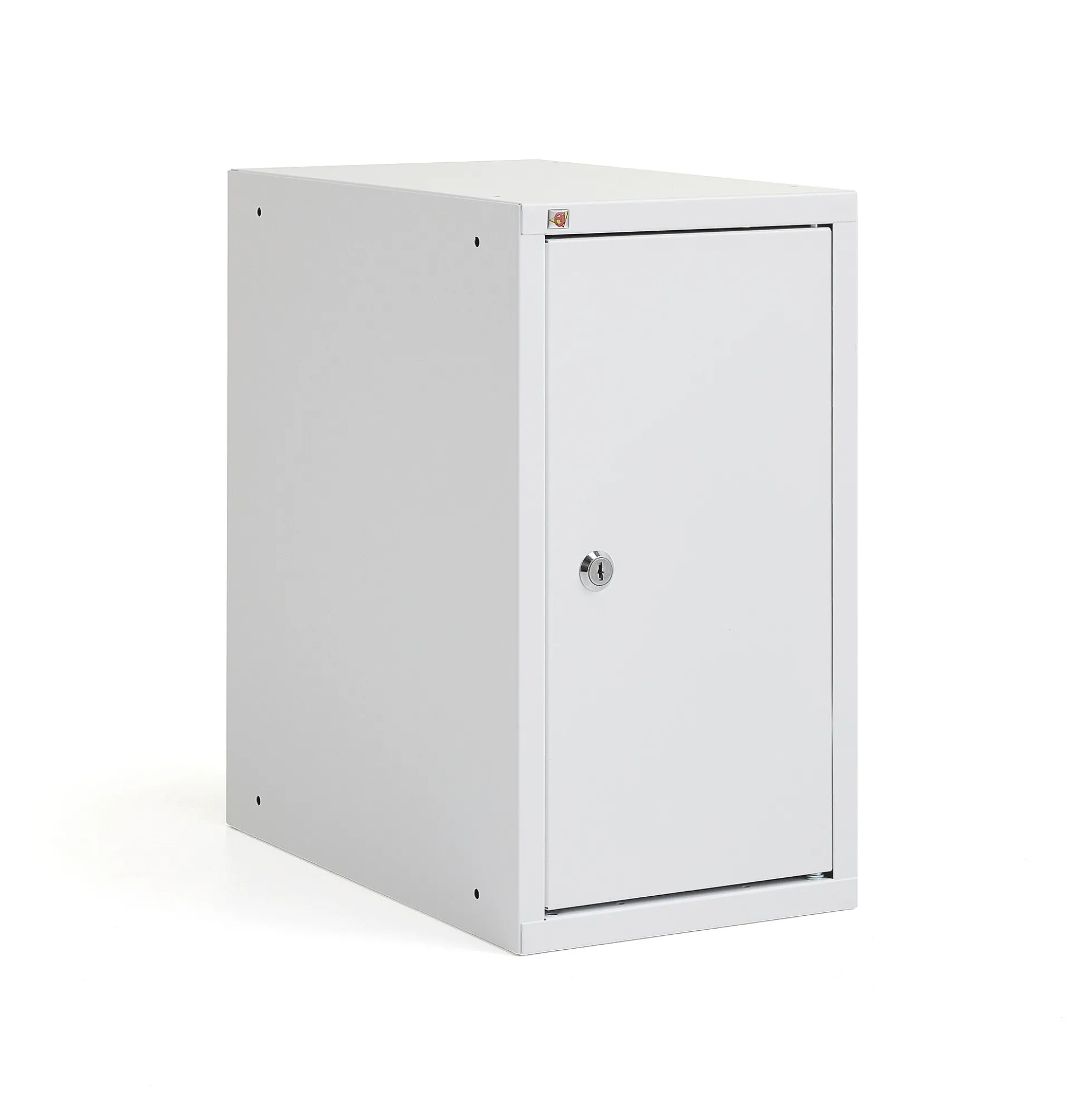 Lokerokaappi CUBE Valkoinen, valkoinen ovi, 450x250x400 mm