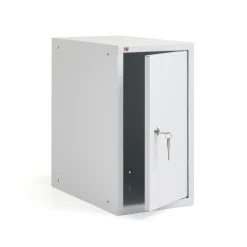 Lokerokaappi CUBE Valkoinen, valkoinen ovi, 450x250x400 mm