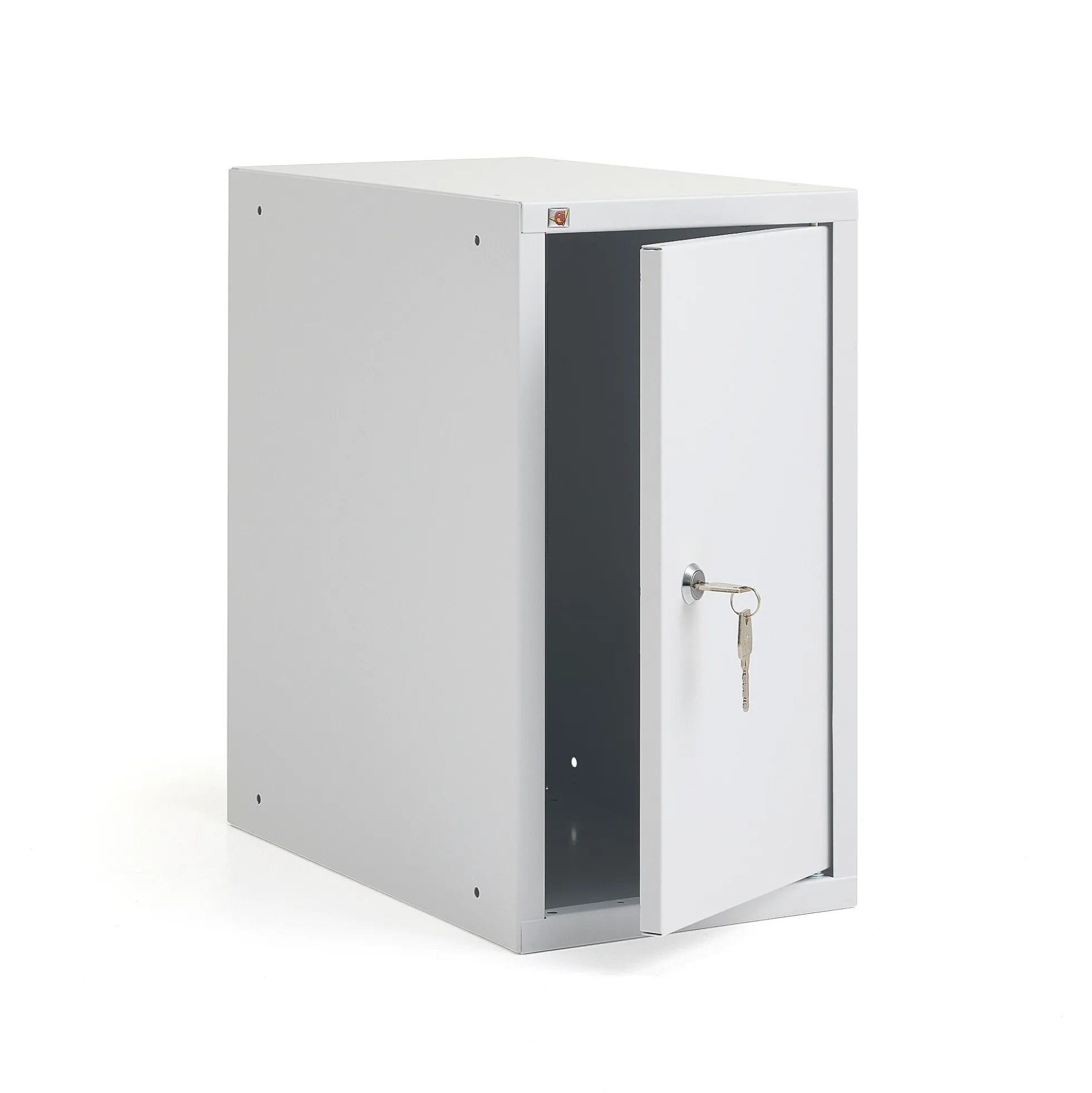 Lokerokaappi CUBE Valkoinen, valkoinen ovi, 450x250x400 mm