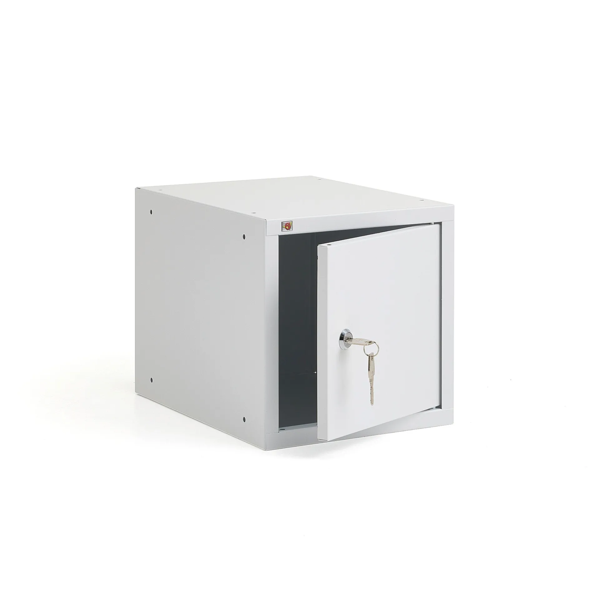 Lokerokaappi CUBE Valkoinen, valkoinen ovi, 270x270x350 mm