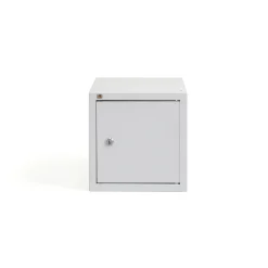 Lokerokaappi CUBE Valkoinen, valkoinen ovi, 270x270x350 mm