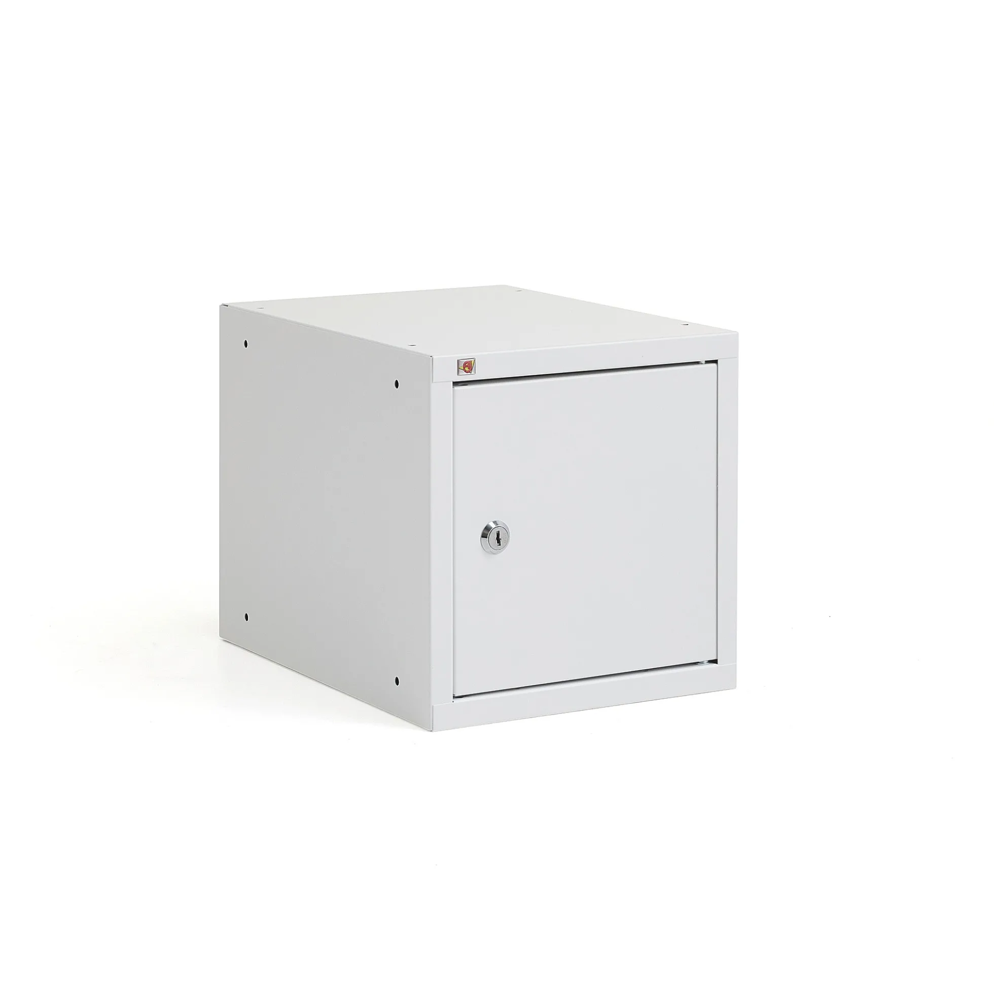 Lokerokaappi CUBE Valkoinen, valkoinen ovi, 270x270x350 mm