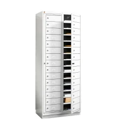 Lokerokaappi PRIVATE Lattiamalli, 30 lokeroa, 1910x760x450 mm
