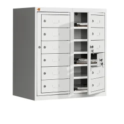 Lokerokaappi PRIVATE Seinämalli, 12 lokeroa, 820x760x450 mm