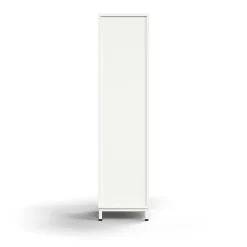 Lokerokaappi QBUS 4 lokeroa, jalusta, 1636x400x420 mm, valkoinen