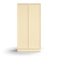Lokerokaappi QBUS 8 lokeroa, sokkeli, 1636x800x420 mm, koivu