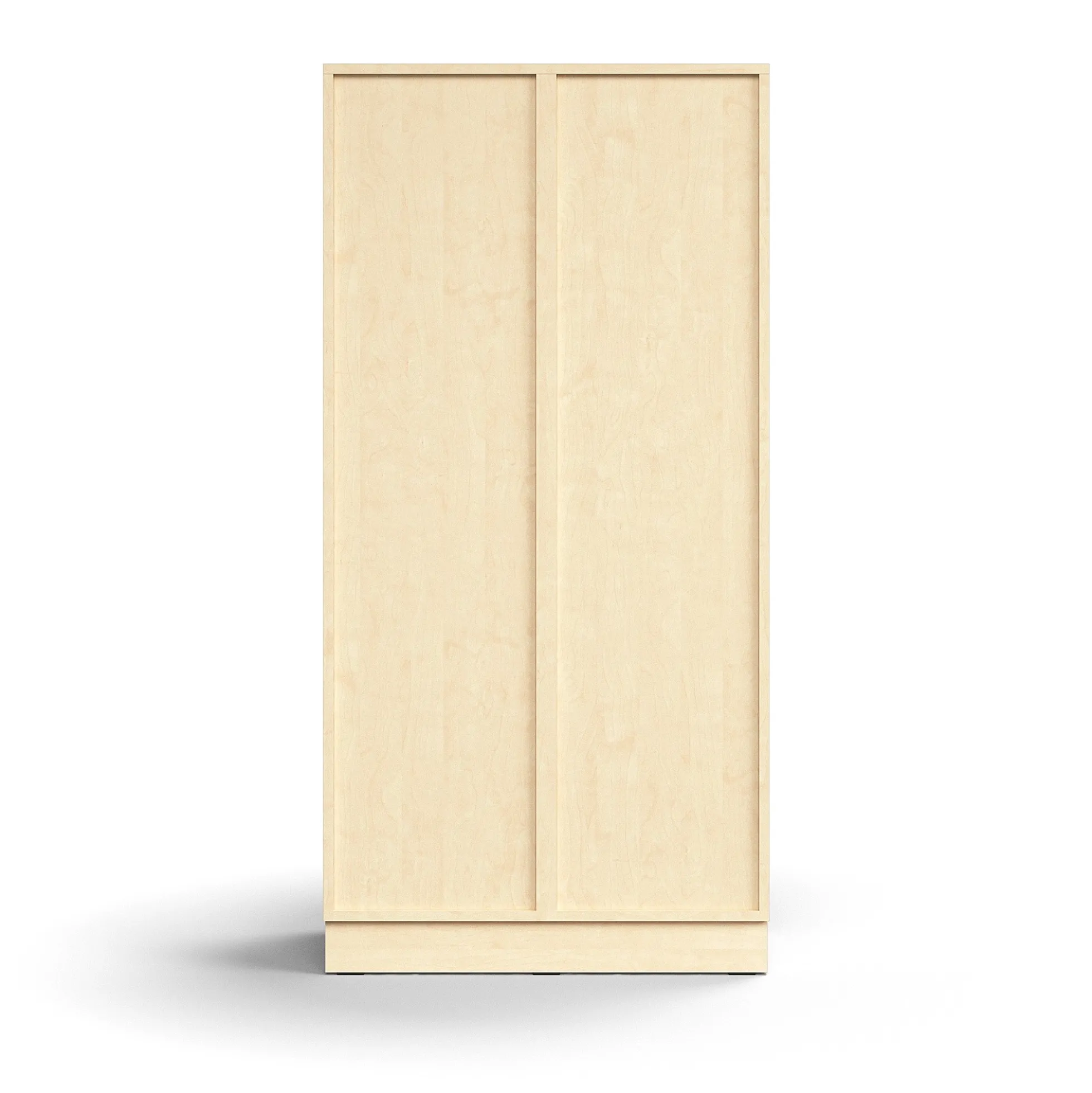 Lokerokaappi QBUS 8 lokeroa, sokkeli, 1636x800x420 mm, koivu