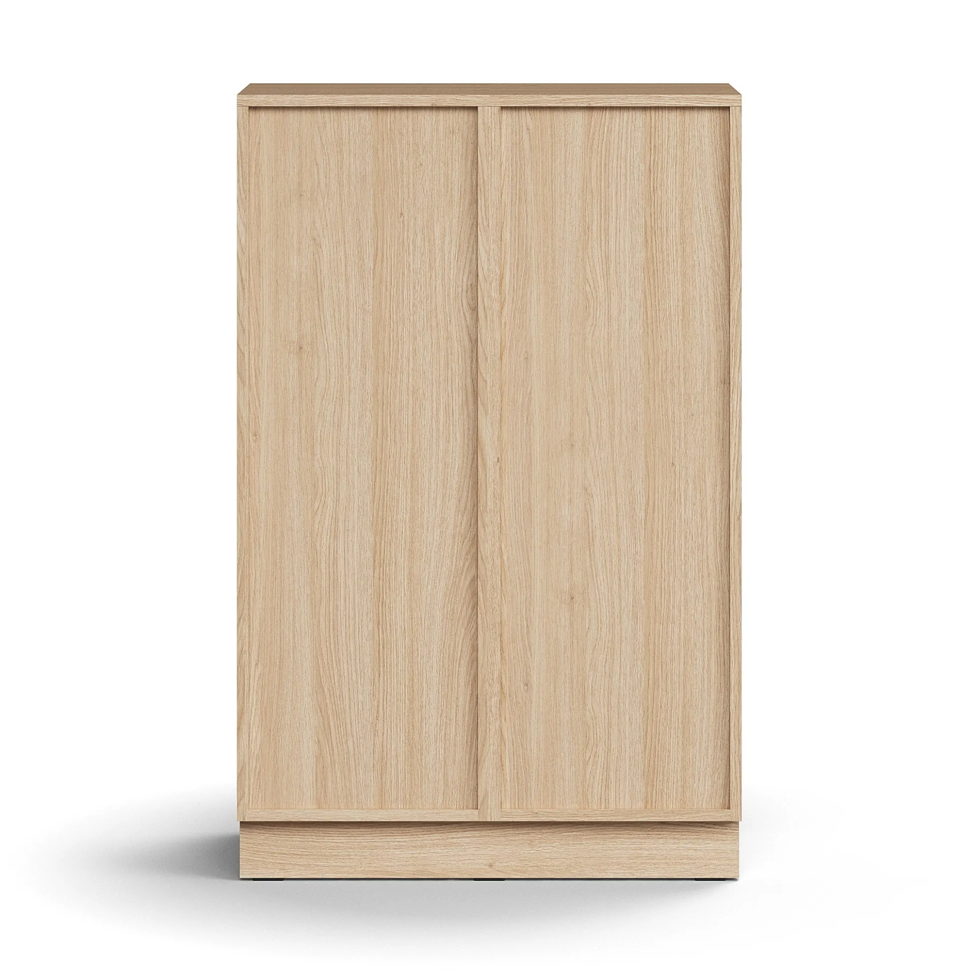 Lokerokaappi QBUS 6 lokeroa, sokkeli, 1252x800x420 mm, tammi