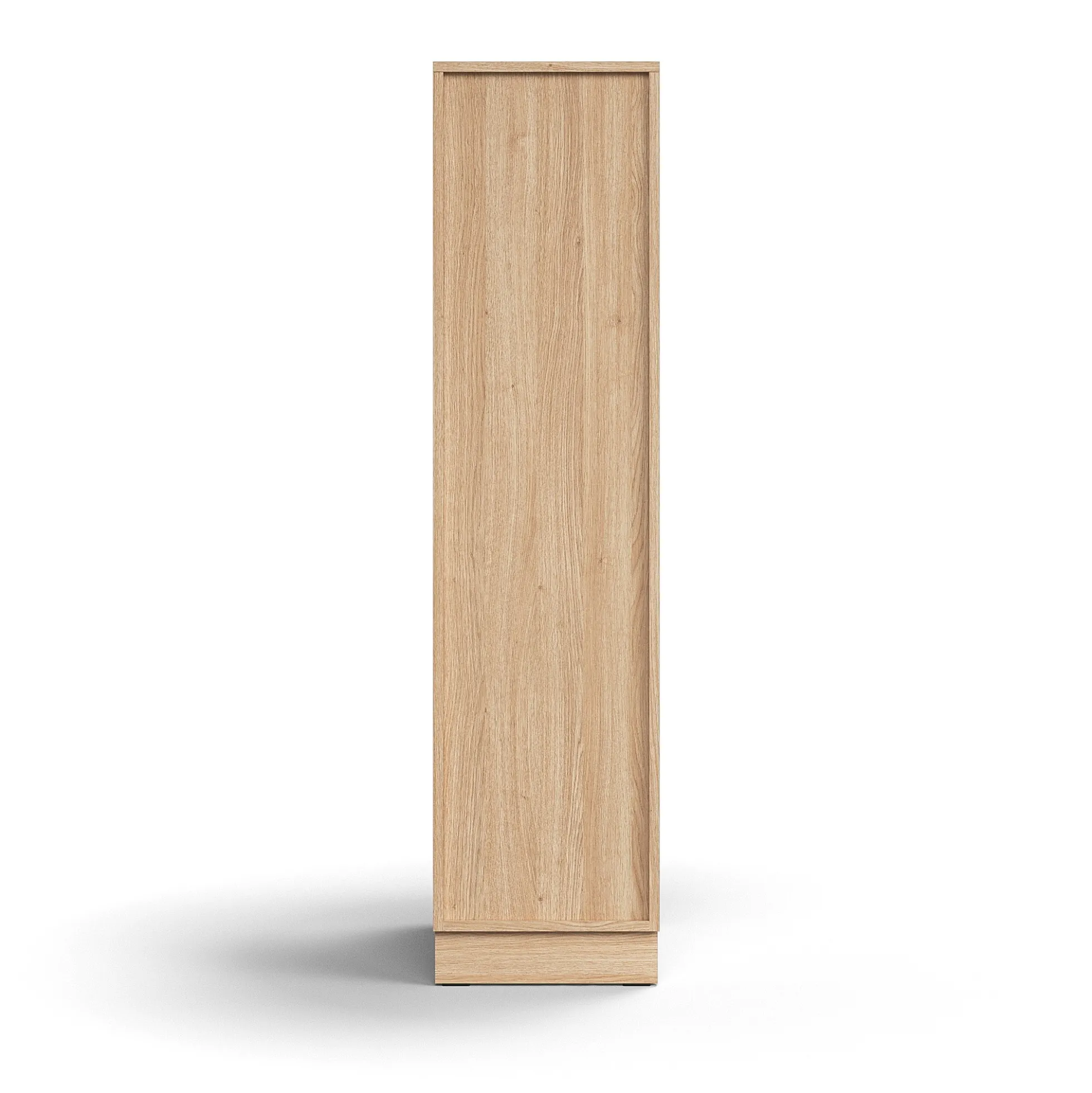 Lokerokaappi QBUS 4 lokeroa, sokkeli, 1636x400x570 mm, tammi
