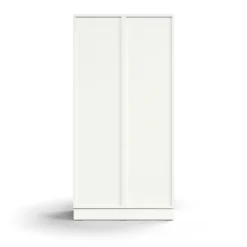 Lokerokaappi QBUS 8 lokeroa, sokkeli, 1636x800x420 mm, valkoinen