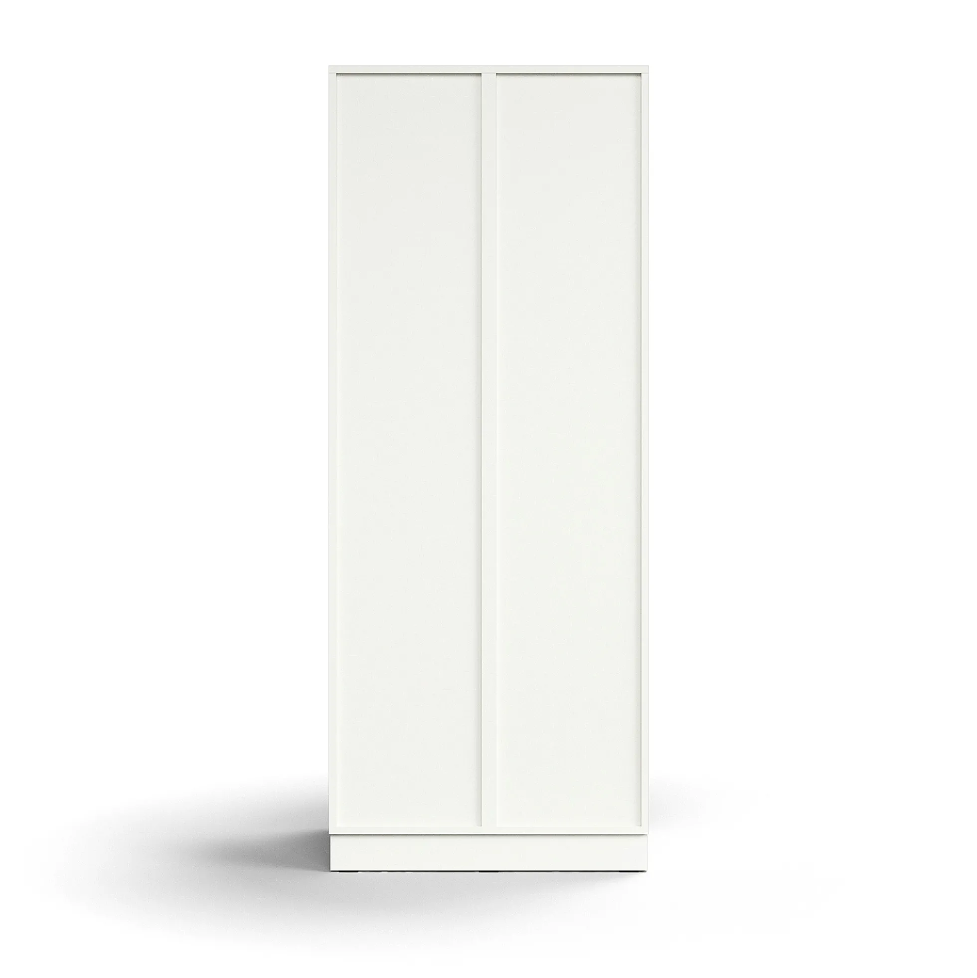 Lokerokaappi QBUS 6 lokeroa, sokkeli, 2020x800x570 mm, valkoinen