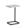 Läppäripöytä STANDBY 425x350x647 mm, musta jalusta, valkoinen pöytälevy