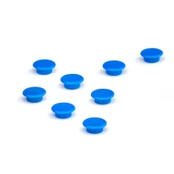Magneetit valkotauluun 8 kpl/pk, Ø 20 mm, sininen
