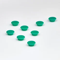 Magneetit valkotauluun 8 kpl/pk, Ø 20 mm, vihreä
