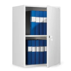Mappikaappi SERVE 1 hyllytaso, 780x550x340 mm, valkoinen