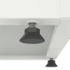 Metallikaappi STYLE 1000x1000x400 mm, valkoinen, sininen