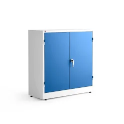 Metallikaappi STYLE 1000x1000x400 mm, valkoinen, sininen