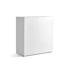 Metallikaappi STYLE 1000x1000x400 mm, valkoinen, tummanharmaa