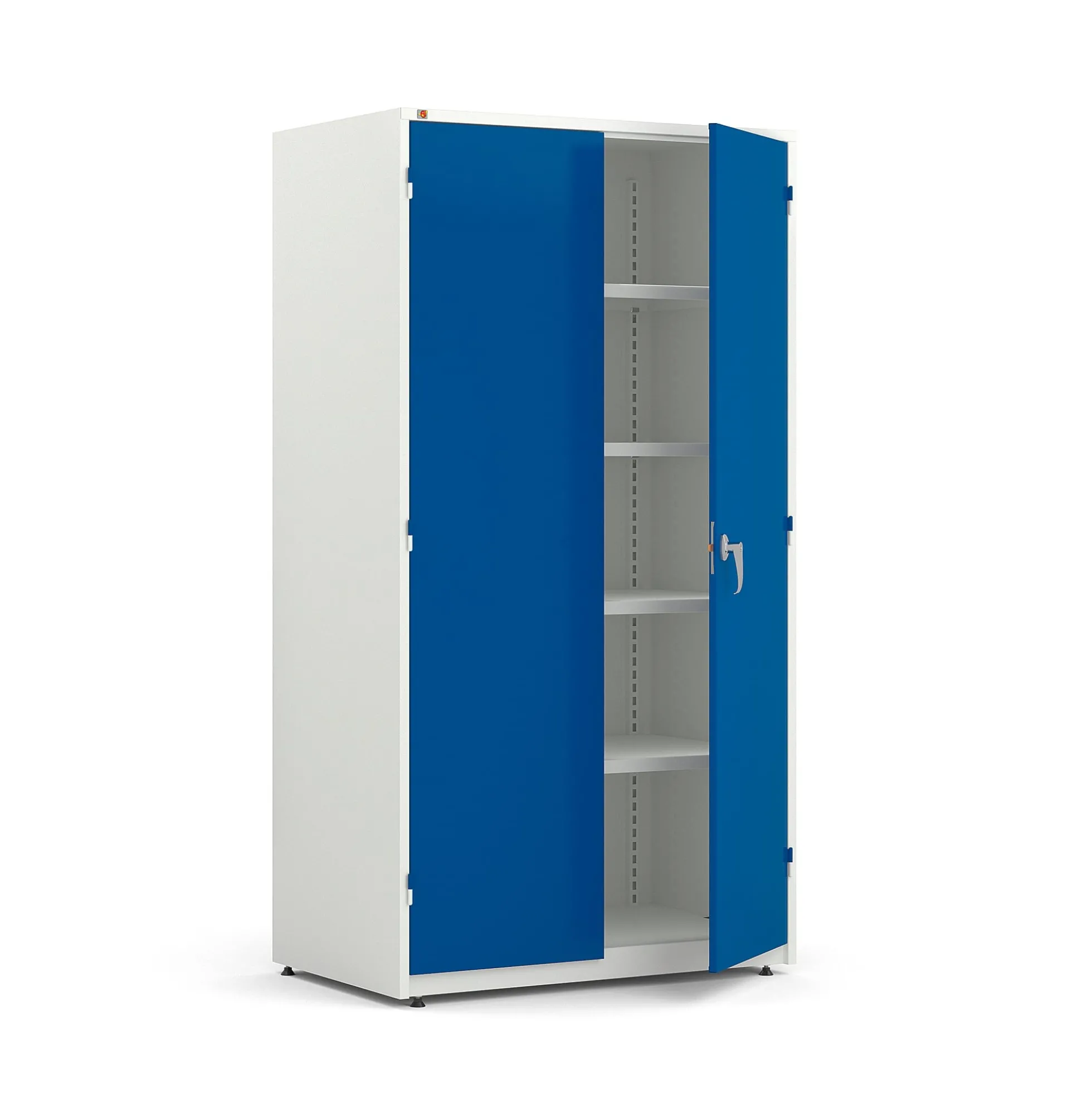 Metallikaappi SUPPLY 1900x1020x635 mm, valkoinen, sininen