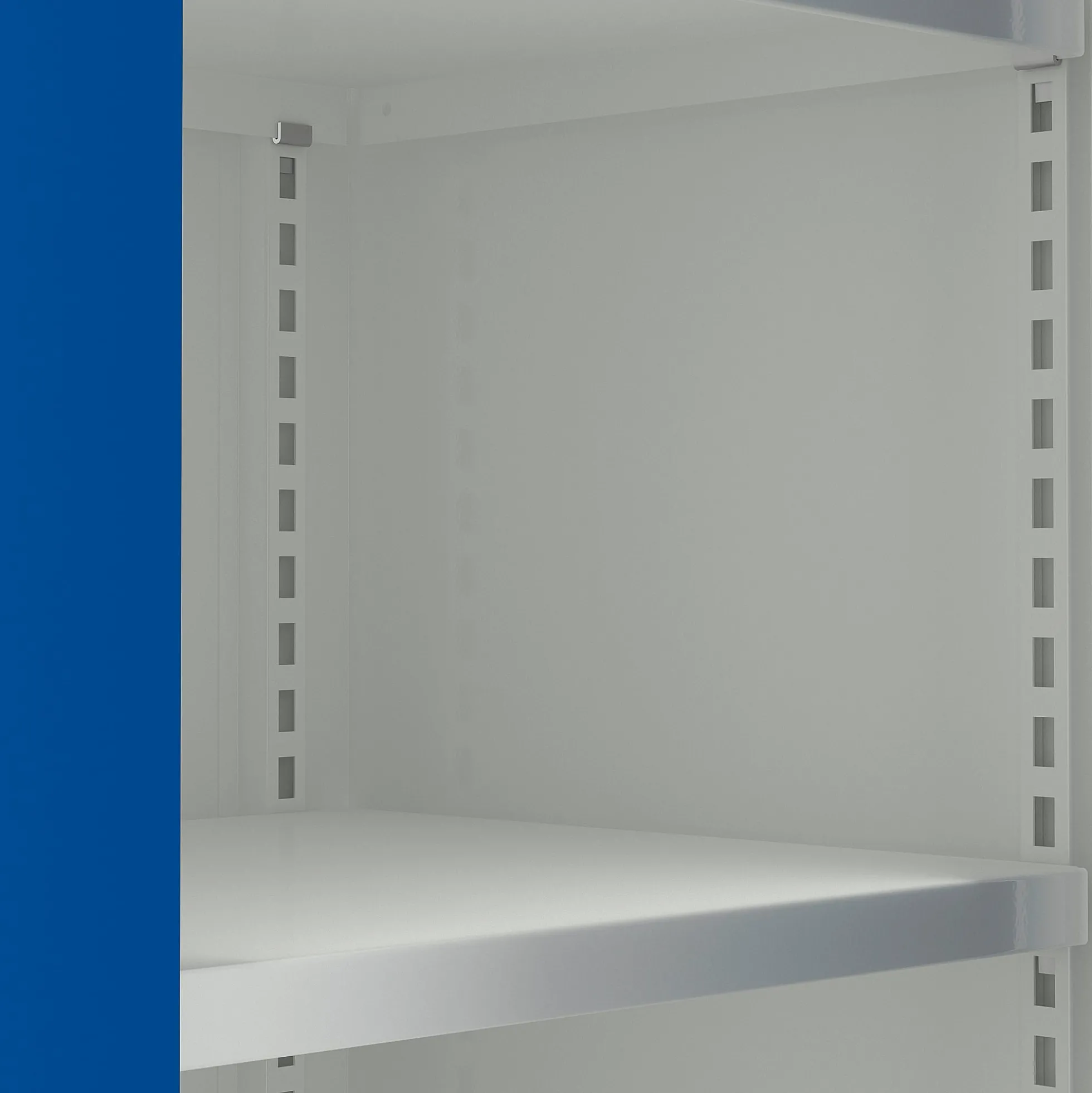 Metallikaappi SUPPLY 1900x1020x500 mm, valkoinen, sininen