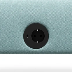 Moduulisohva VARIETY 3-istuttava, integroitu USB-portti, kaksipuolinen, kangas Pod CS, turkoosi