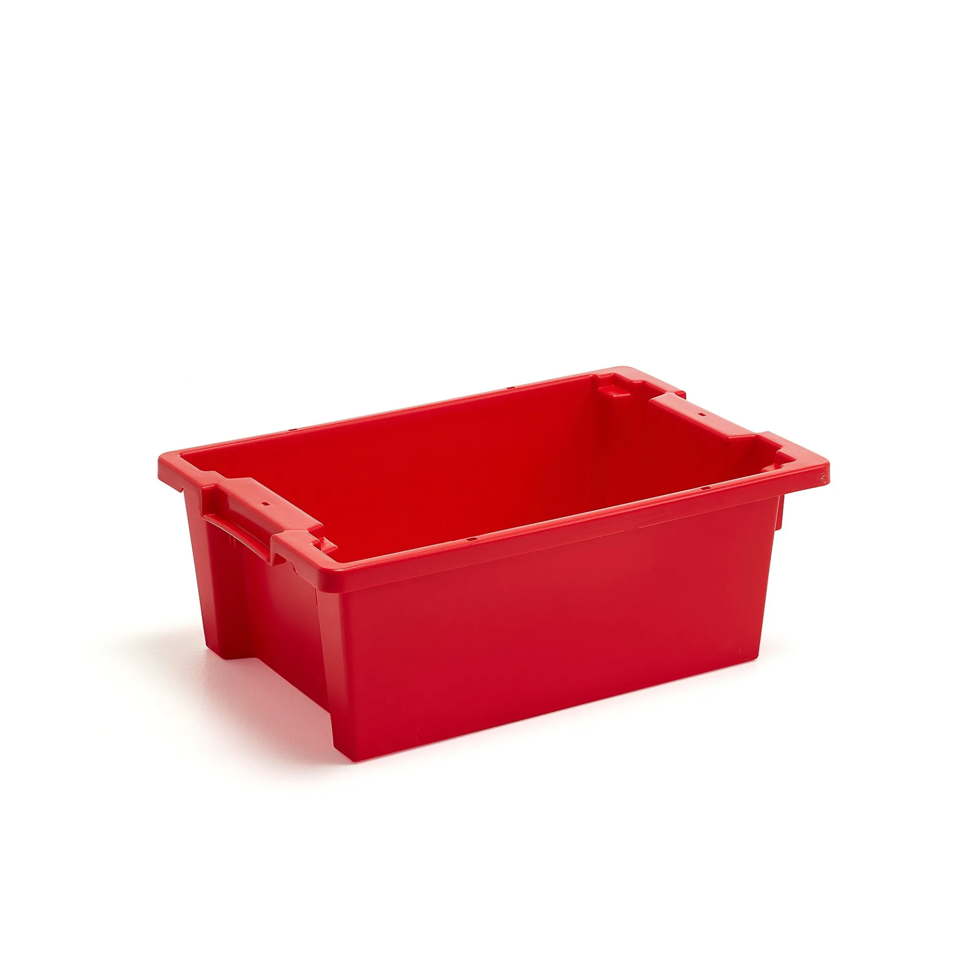 Muovilaatikko SPENCE Pinottava, 600x400x220 mm, 37 l, punainen