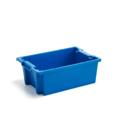 Muovilaatikko SPENCE Pinottava, 600x400x220 mm, 37 l, sininen