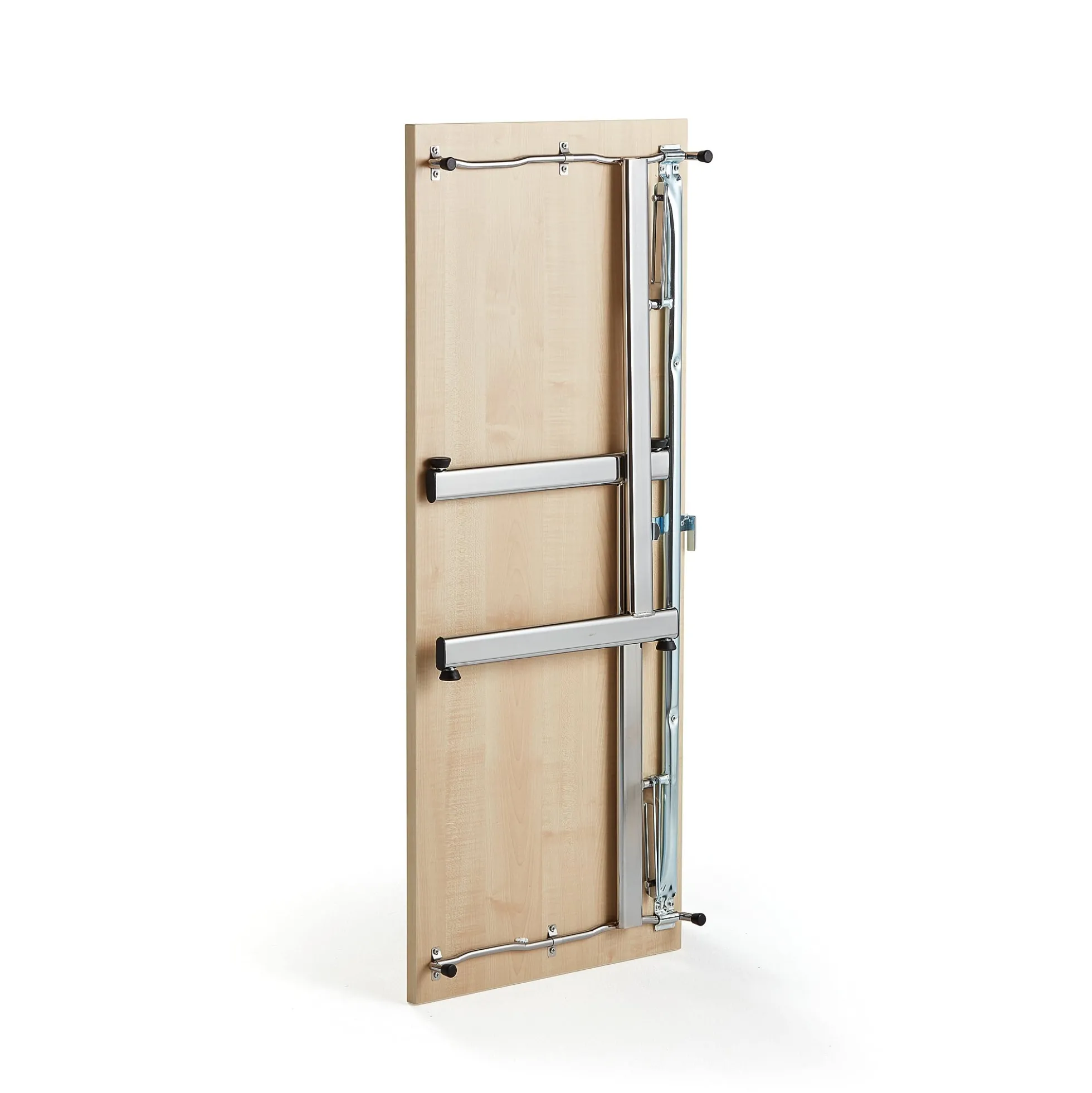 Neuvottelupöytä CLAIRE Taitettava, 1200x500 mm, koivulaminaatti, kromi