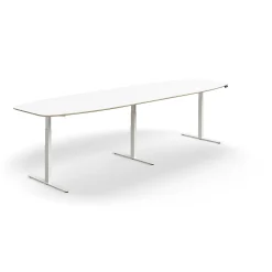 Neuvottelupöytä NOVUS Korkeussäädettävä, 4000x1200 mm, valkoinen