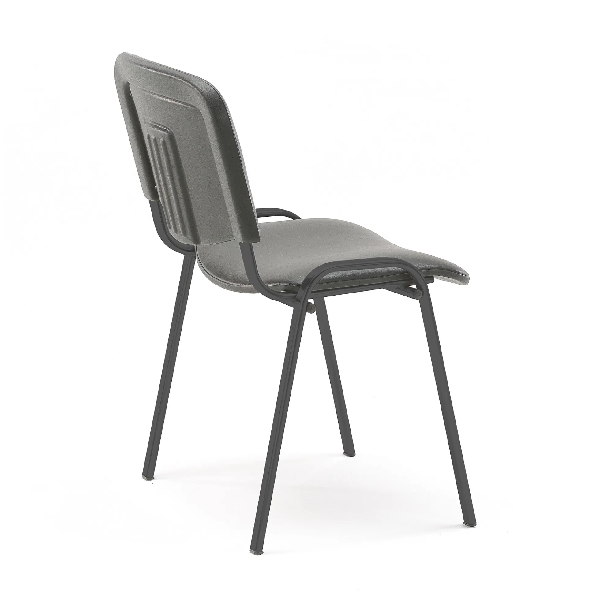 Neuvottelutuoli NELSON 4 kpl, skai-keinonahka, musta