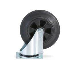 Nivelpyörä 200x50 mm, 200 kg, umpikumi