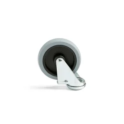 Nivelpyörä 100x25 mm, umpikumi, 55 kg, reiän koko: 10,2 mm