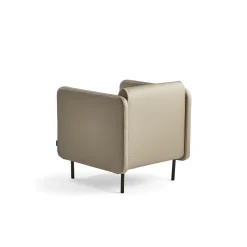 Nojatuoli CLEAR Keinonahka, taupe