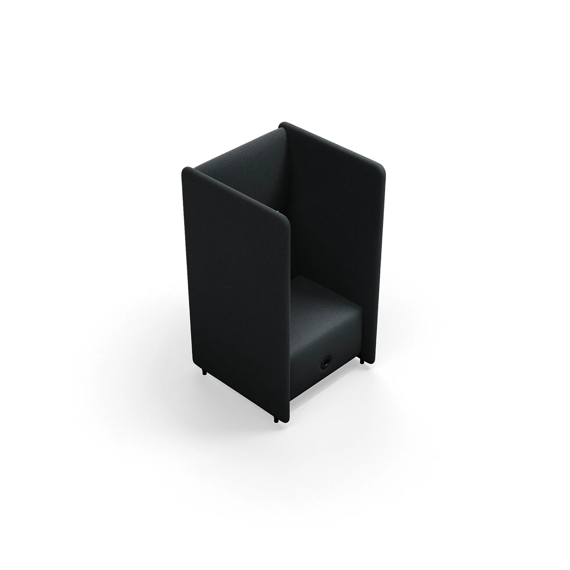 Nojatuoli CLEAR SOUND Integroitu USB-portti, 1-istuttava, kangas Focus Melange, antrasiitinharmaa