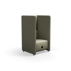 Nojatuoli CLEAR SOUND Integroitu USB-portti, 1-istuttava, kangas Focus Melange, beige