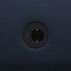 Nojatuoli CLEAR SOUND Integroitu USB-portti, 1-istuttava, kangas Focus Melange, laivastonsininen