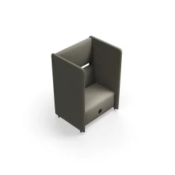 Nojatuoli CLEAR SOUND Integroitu USB-portti, 1,5-istuttava, kangas Pod CS, taupe