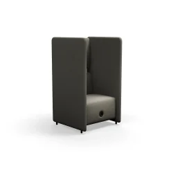 Nojatuoli CLEAR SOUND Integroitu USB-portti, 1-istuttava, kangas Pod CS, taupe