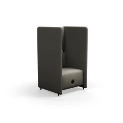 Nojatuoli CLEAR SOUND Integroitu USB-portti, 1-istuttava, kangas Pod CS, taupe