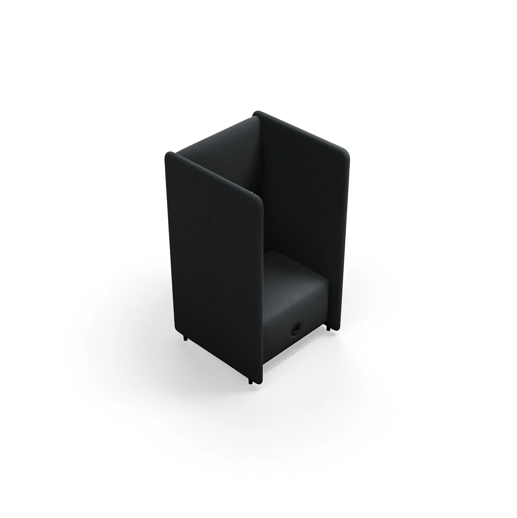 Nojatuoli CLEAR SOUND Integroitu USB-portti, 1-istuttava, kangas Pod CS, antrasiitinharmaa