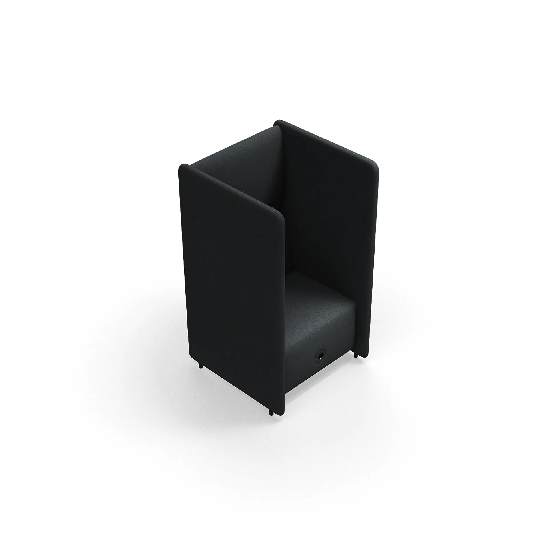 Nojatuoli CLEAR SOUND Integroitu USB-portti, 1-istuttava, kangas Pod CS, antrasiitinharmaa