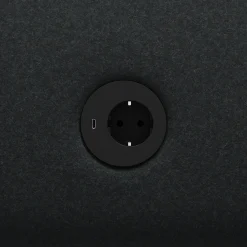 Nojatuoli CLEAR SOUND Integroitu USB-portti, 1,5-istuttava, kangas Focus Melange, antrasiitinharmaa