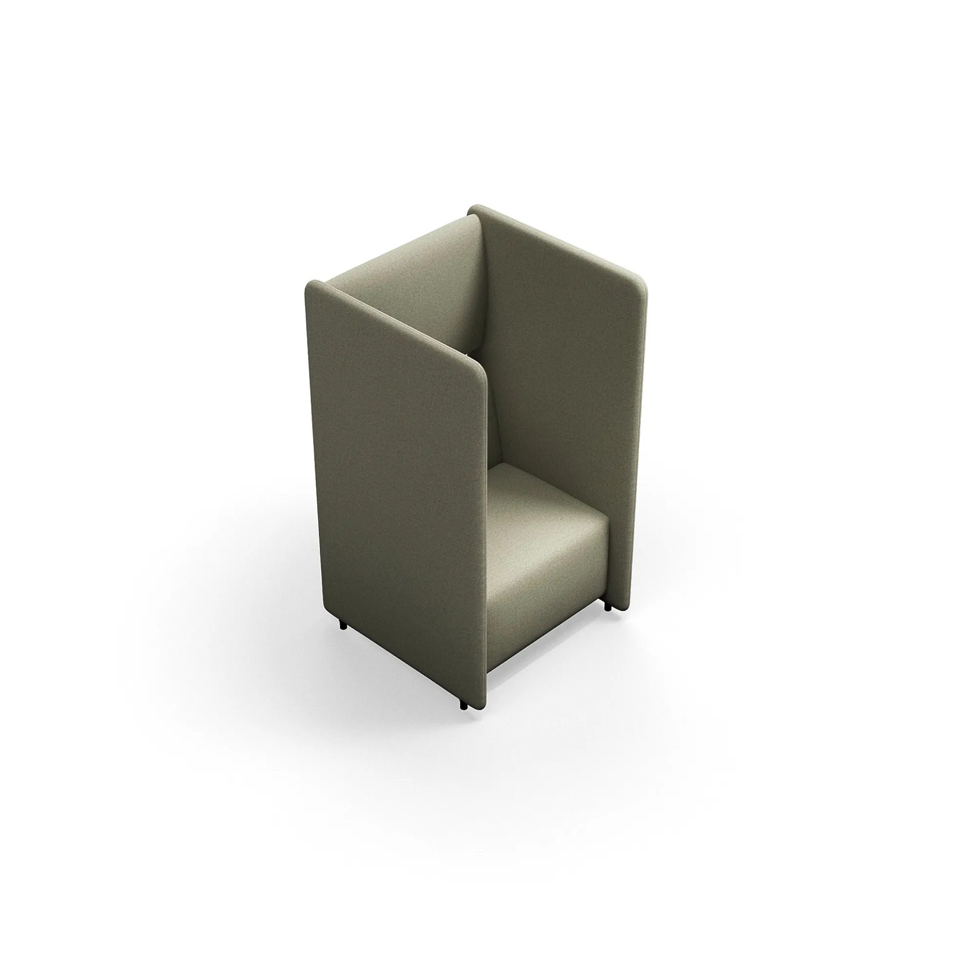 Nojatuoli CLEAR SOUND 1-istuttava, kangas Focus Melange, beige