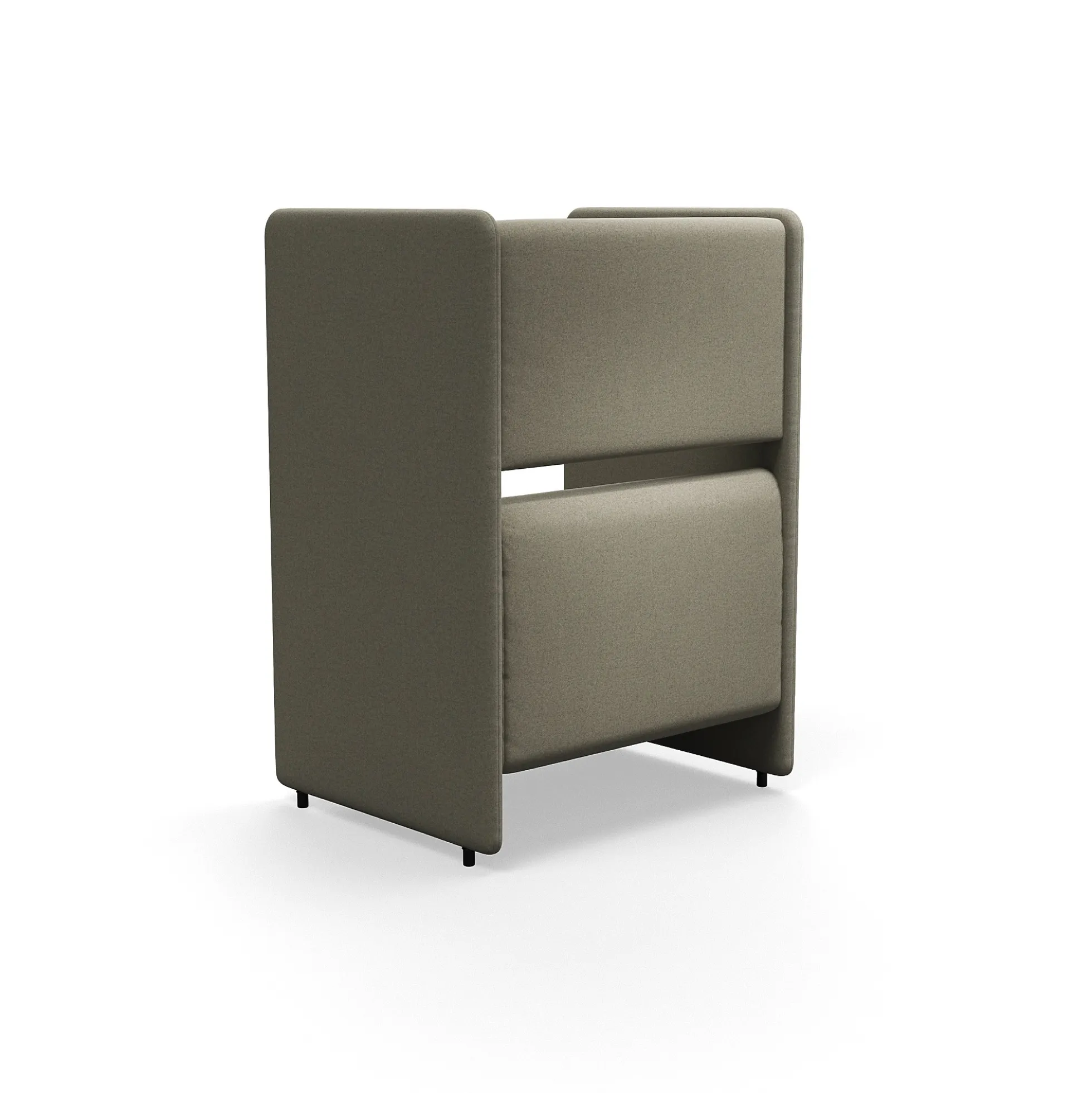Nojatuoli CLEAR SOUND 1.5-istuttava, kangas Focus Melange, beige